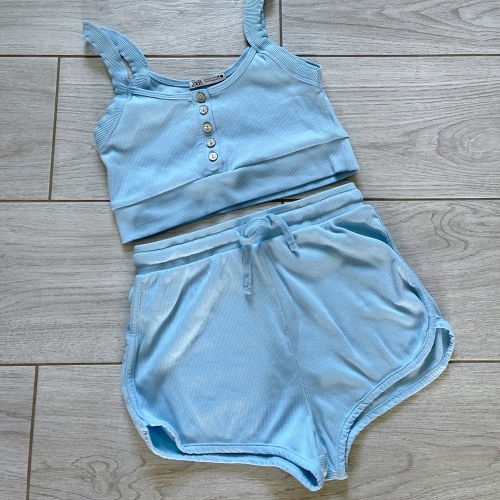 Zara: top and shorts set